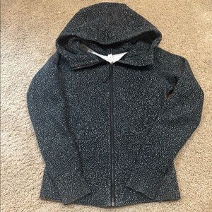 Lululemon Women’s Black and White Sweatshirt Hoodie